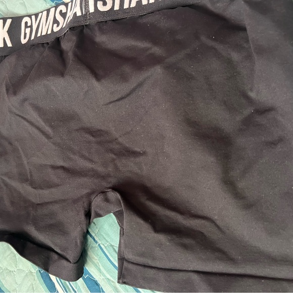 M Gymshark Women's S Fit Seamless Cycling Shorts Black White Flex GLSH006-BK/WH - Picture 7 of 11
